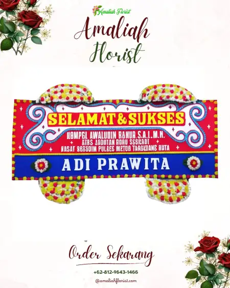 Papan Bunga Ucapan Selamat Jatipelem